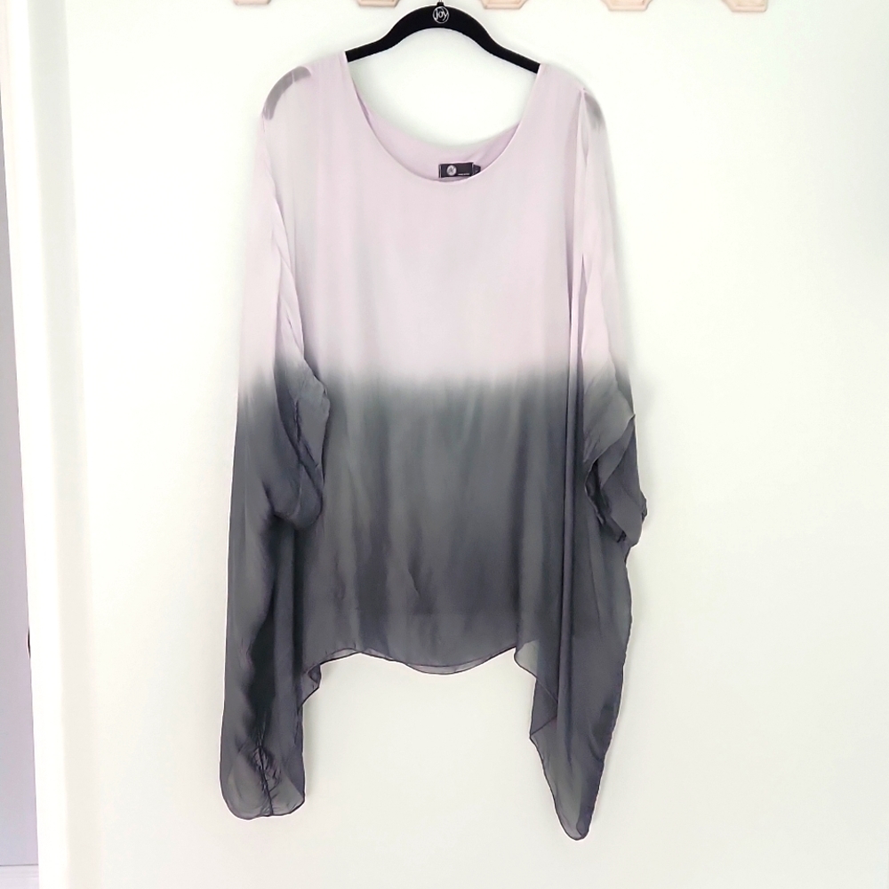 M Made in Italy flowing Ombre Top